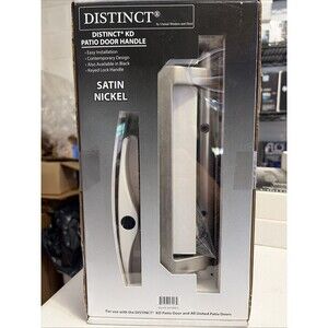 Distinct KD Patio Door Handle Satin Nickel